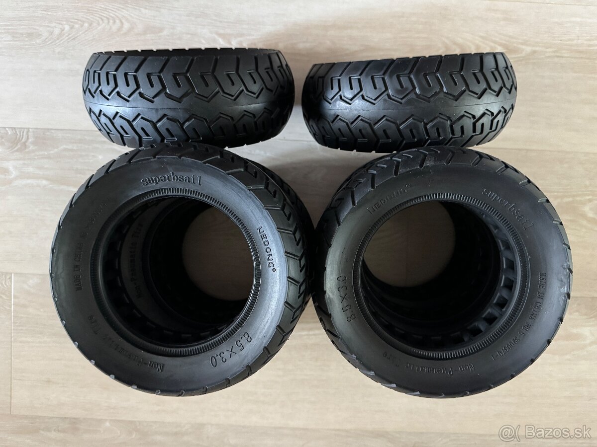 Plná pneumatika 8.5"x3 - Vsett 8/9/9+, Kugoo G2 - 2