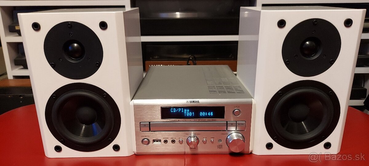 Predám mini systém Yamaha PianoCraft CRXE320 White - 2