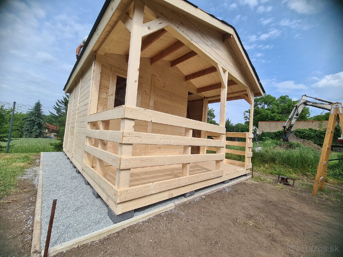 Záhradná drevena chatka 3.5x5m DOPRAVA ZDARMA - 2