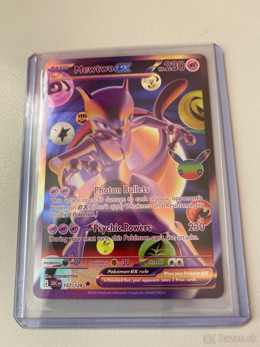 Mewtwo Ex 30th anniversary - 2