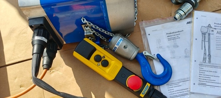 elektrický kladkostroj Abus 500 kg, nový - 2