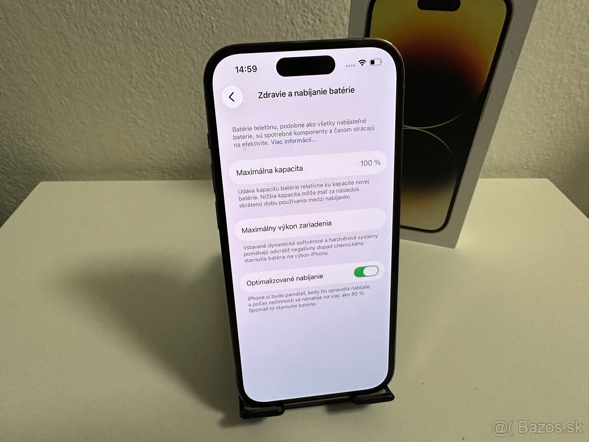 ✅ iPhone 14 Pro GOLD 100% Zdravie Batérie - 2