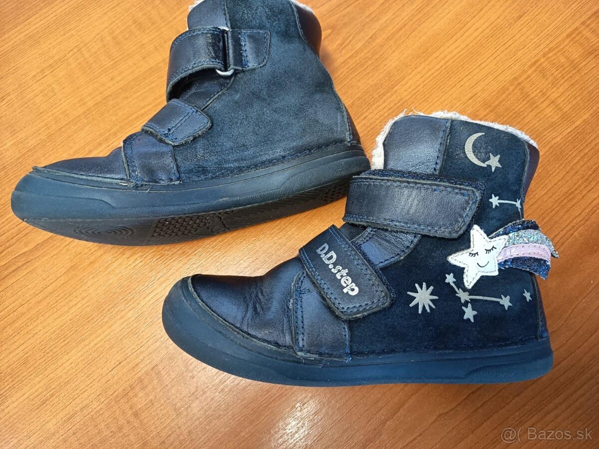 Zimné topánky DD STEP svietiace v tme, 30- VD 19 cm - 2