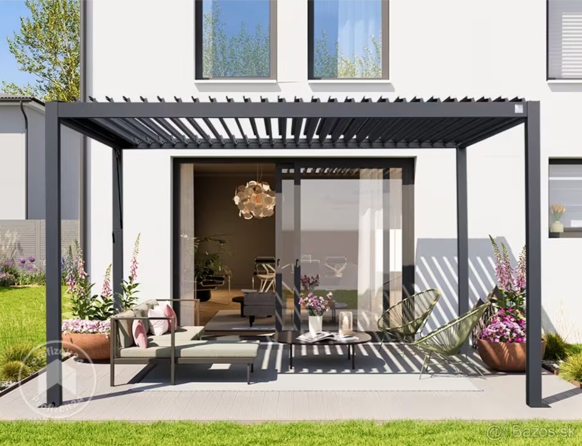 Hliníková pergola 3×4m - 2