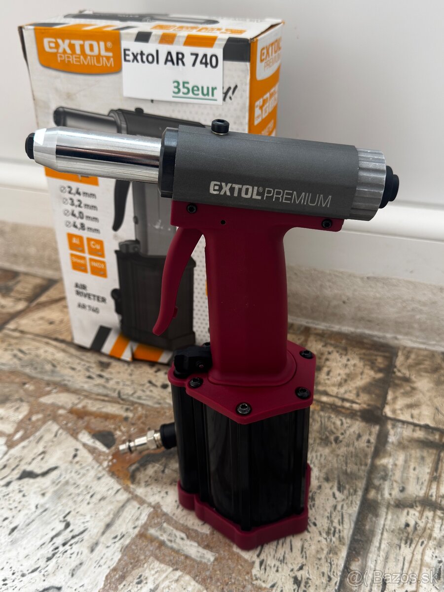 Predám pneumatickú nitovačku Extol Premium AR 740 - 2