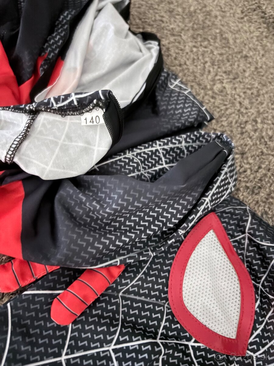 Overal, súprava, maska na karneval spiderman - 2