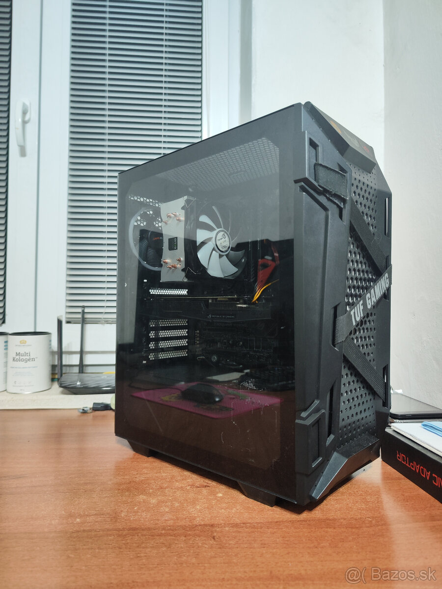 Predám ROG PC, Ryzen 5 4500, 16GB RAM, GTX1070, ... - 2