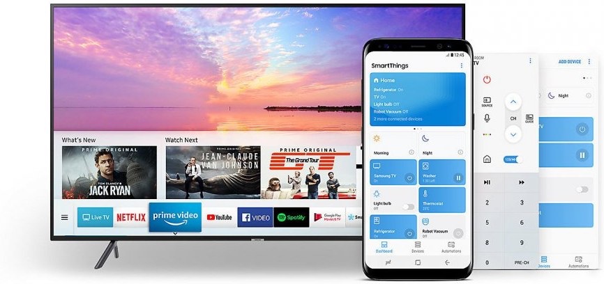 Samsung 4k smart tv 55' 139cm - 2