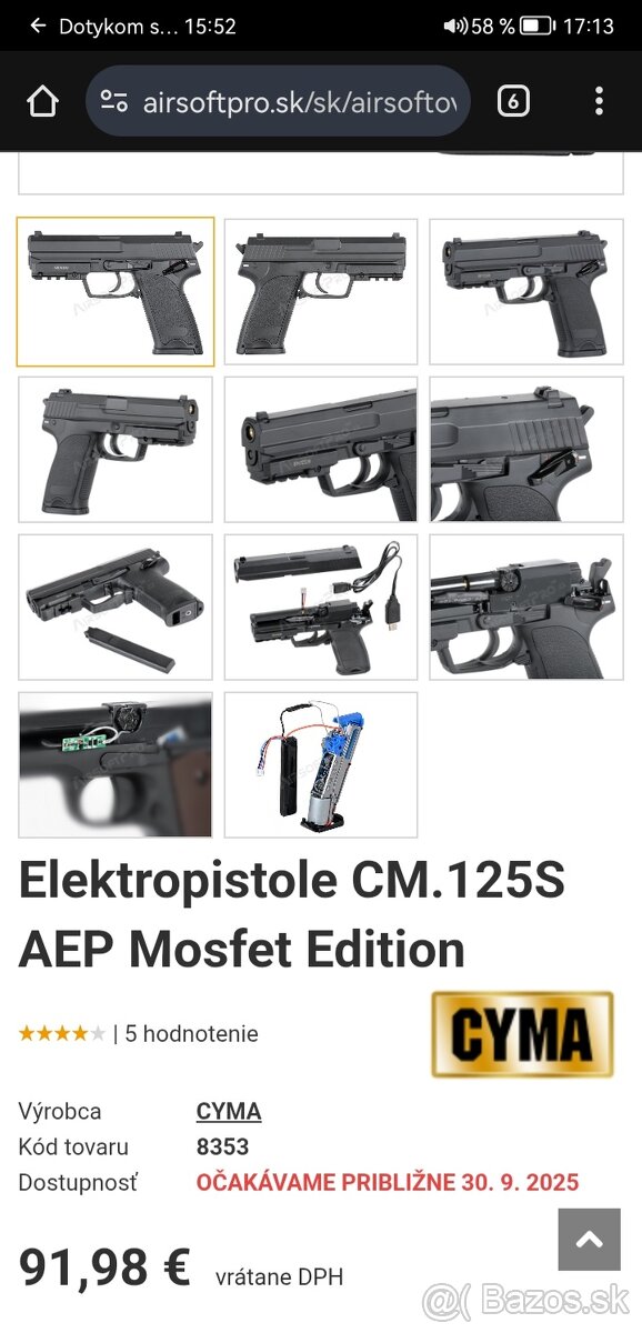 cyma CM. 125S mosfet edition AEP - 2