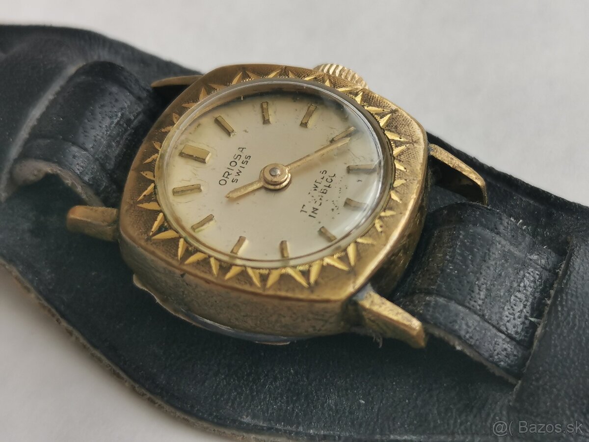 ORIOSA, swiss vintage hodinky, - funkčné - 2