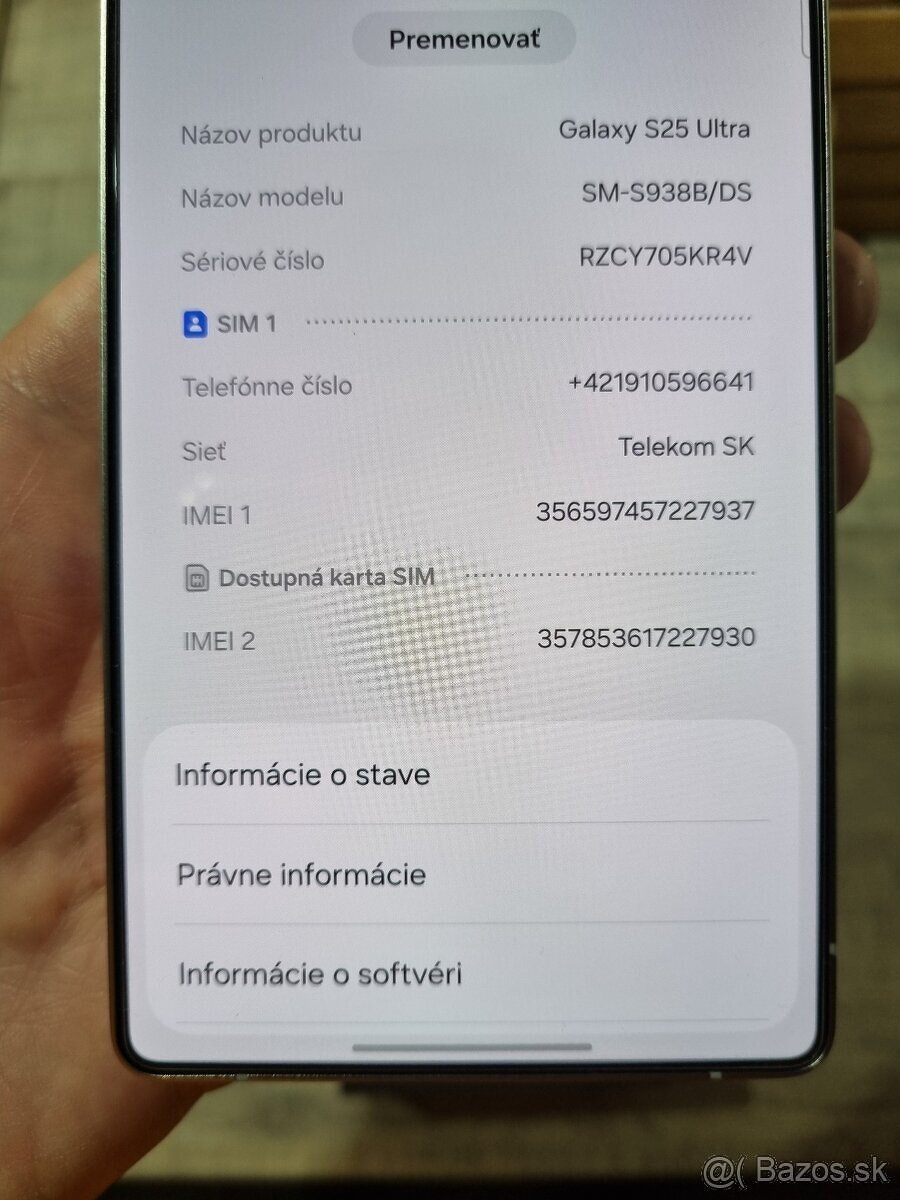 Samsung Galaxy S25 Ultra 512Gb jet black aj vymenim - 2