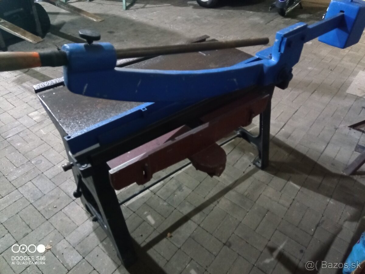 ohýbačka a tabuľové nožnice - 2