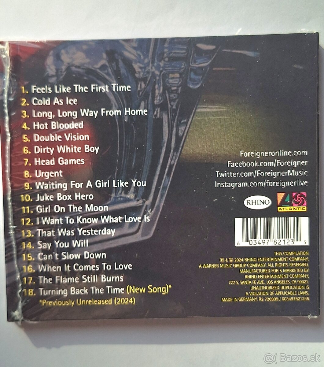 Foreigner - Turning Back The Time - 2