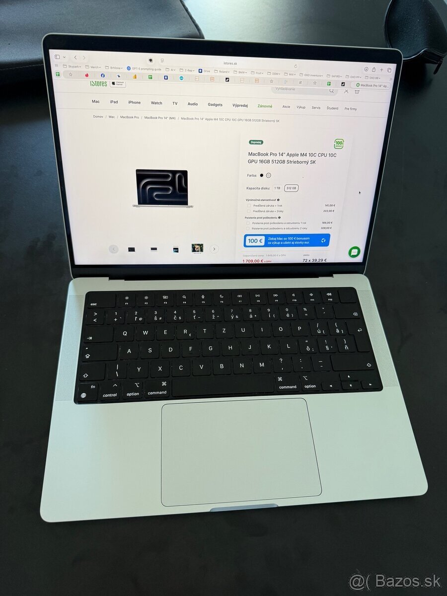 MacBook Pro 14" Apple M4 10C CPU 10C GPU 16GB 512GB - 2