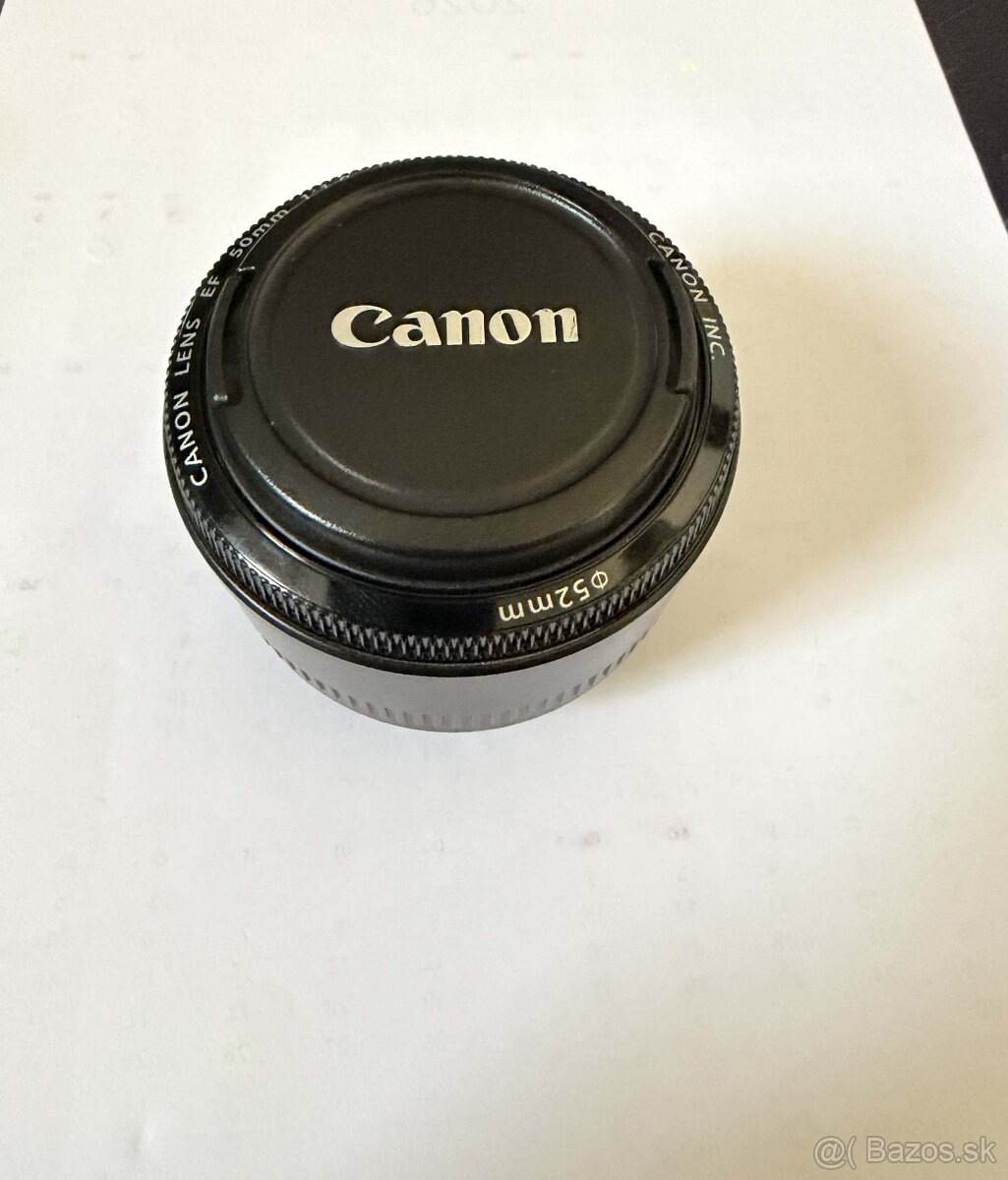 Predám Canon EF 50mm f/1.8 II - 2
