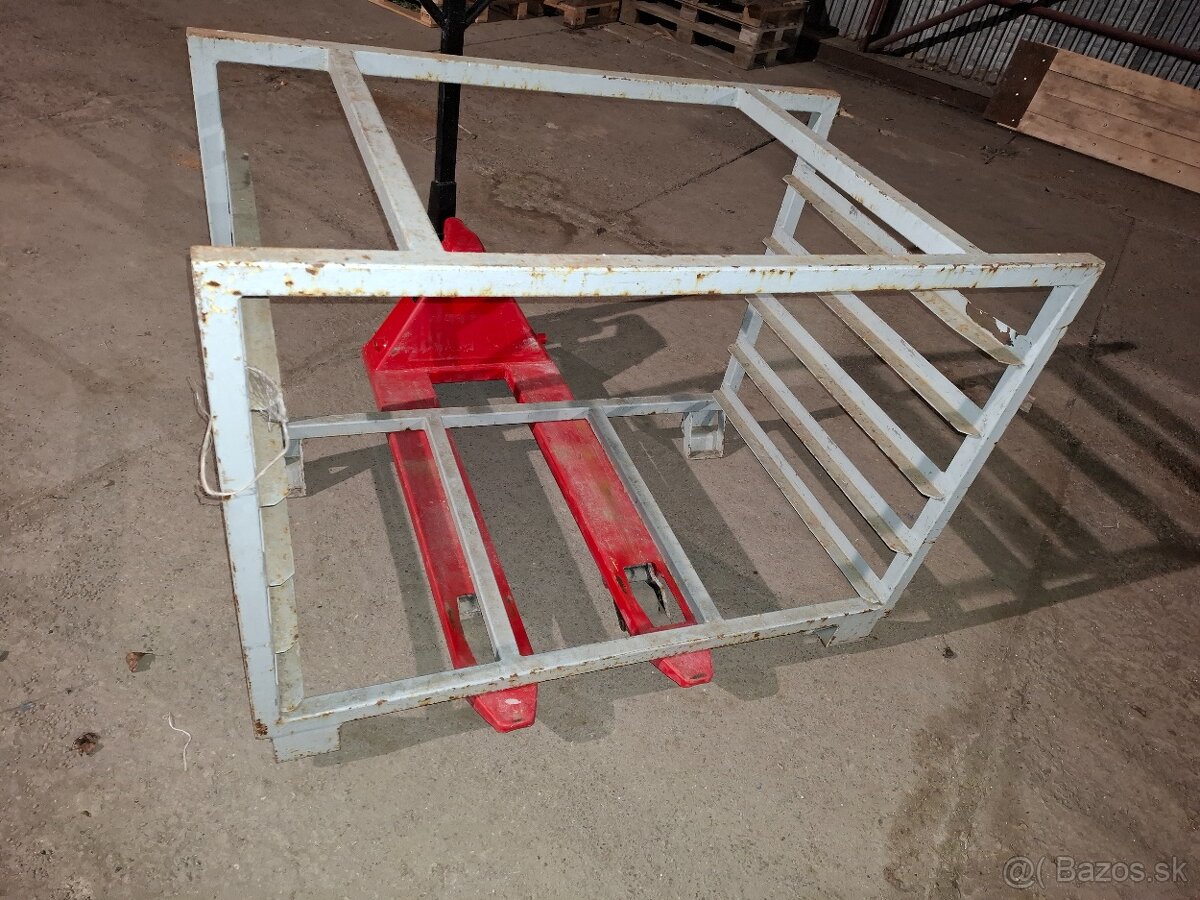 Predám paletový regál - klietka - 2