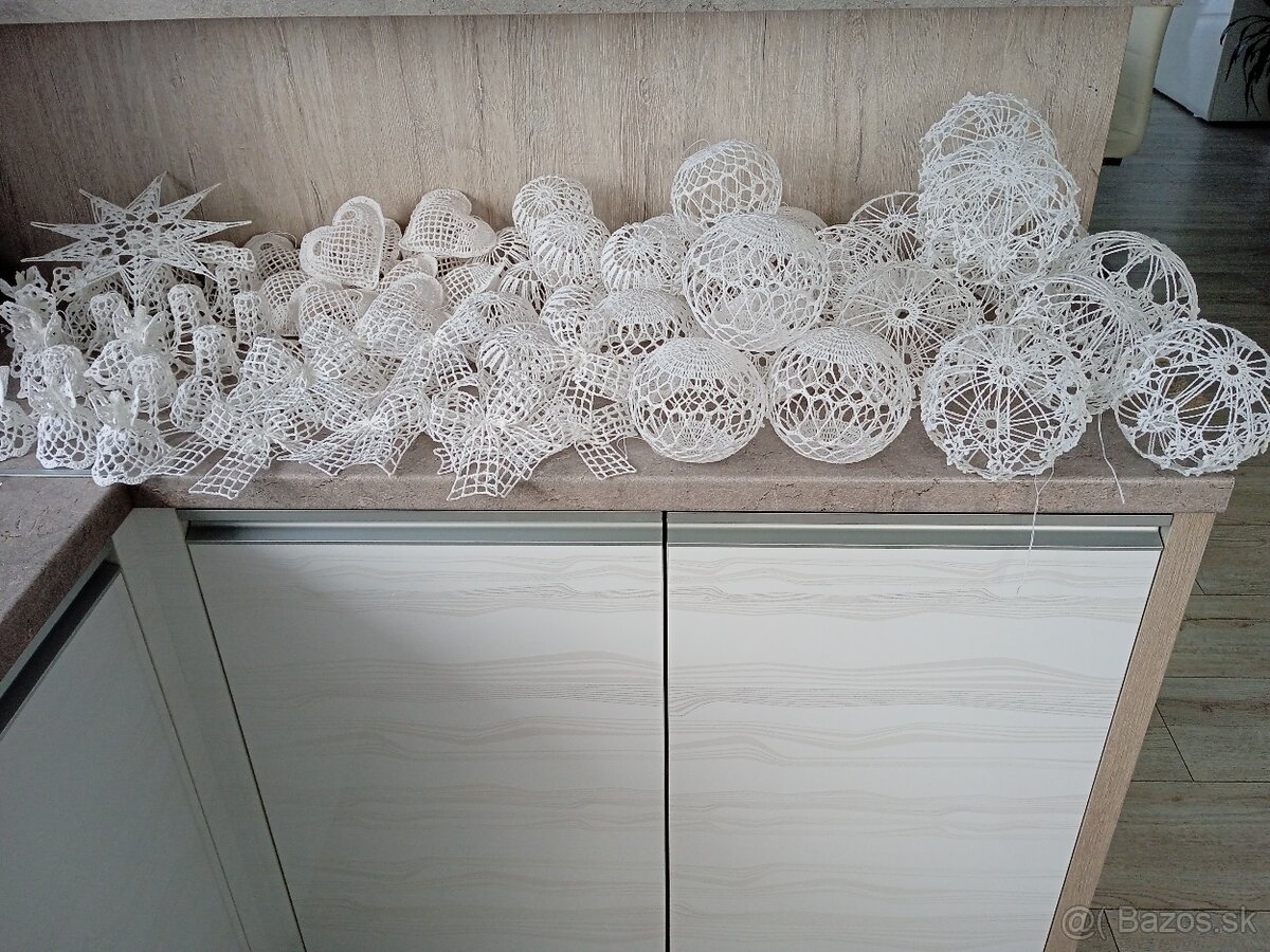 Vianočné háčkované ozdoby - 2