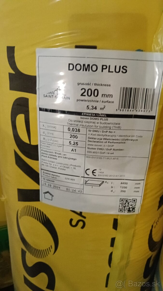 Predám ISOVER DOMO PLUS 200 - 2