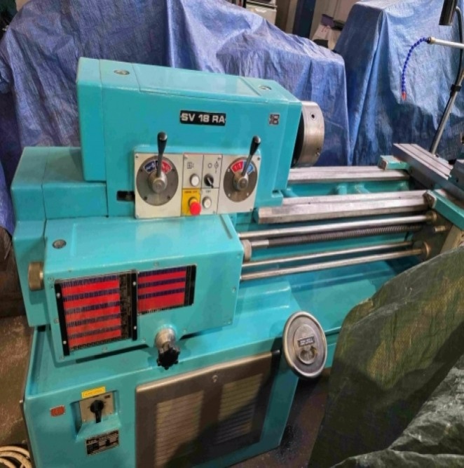 Soustruh SV 18 RA/1250, po generální opravě 2025 - 2