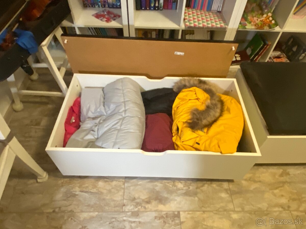úložný box pod posteľ / komoda na kolieskach – 5€ za kus - 2