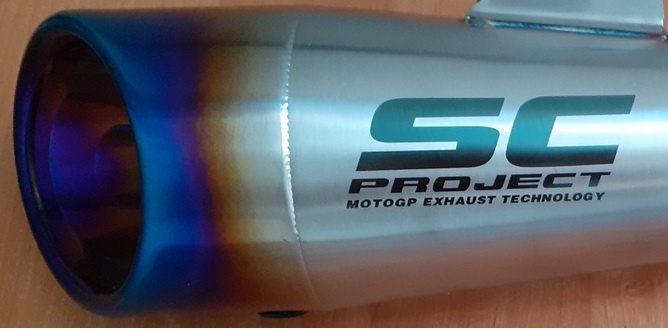 Športový univerzálny Nerezový ladený moto výfuk - Nový - 2