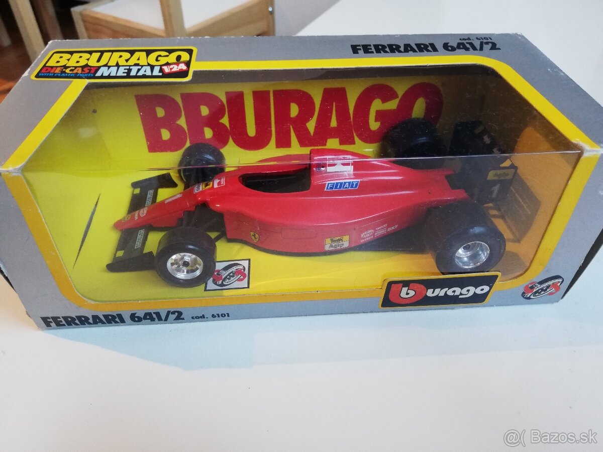 2x Bburago 1:24 Ferrari 641 +1:43 Ford Escort - 2