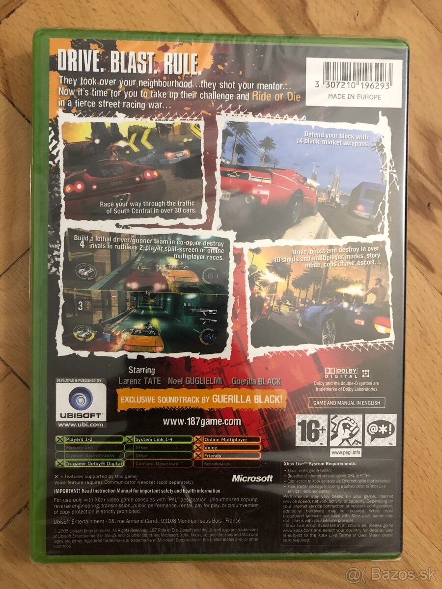 187 RIDE OR DIE - XBOX (nova) - 2