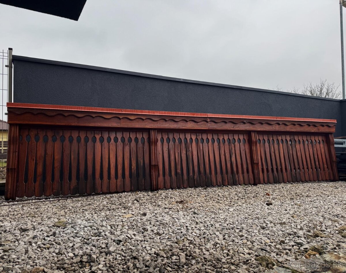 Predám masívne drevenné zábradlie - 2