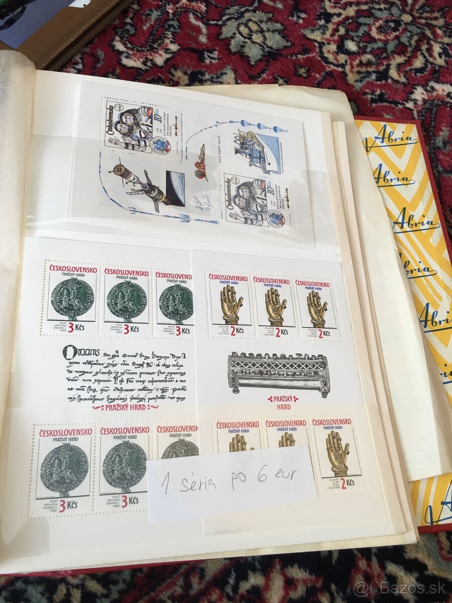 Predám tieto aršíky z Československa - 2