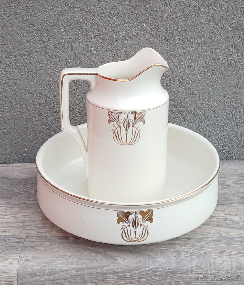 Súprava keramická starožitná. - 2