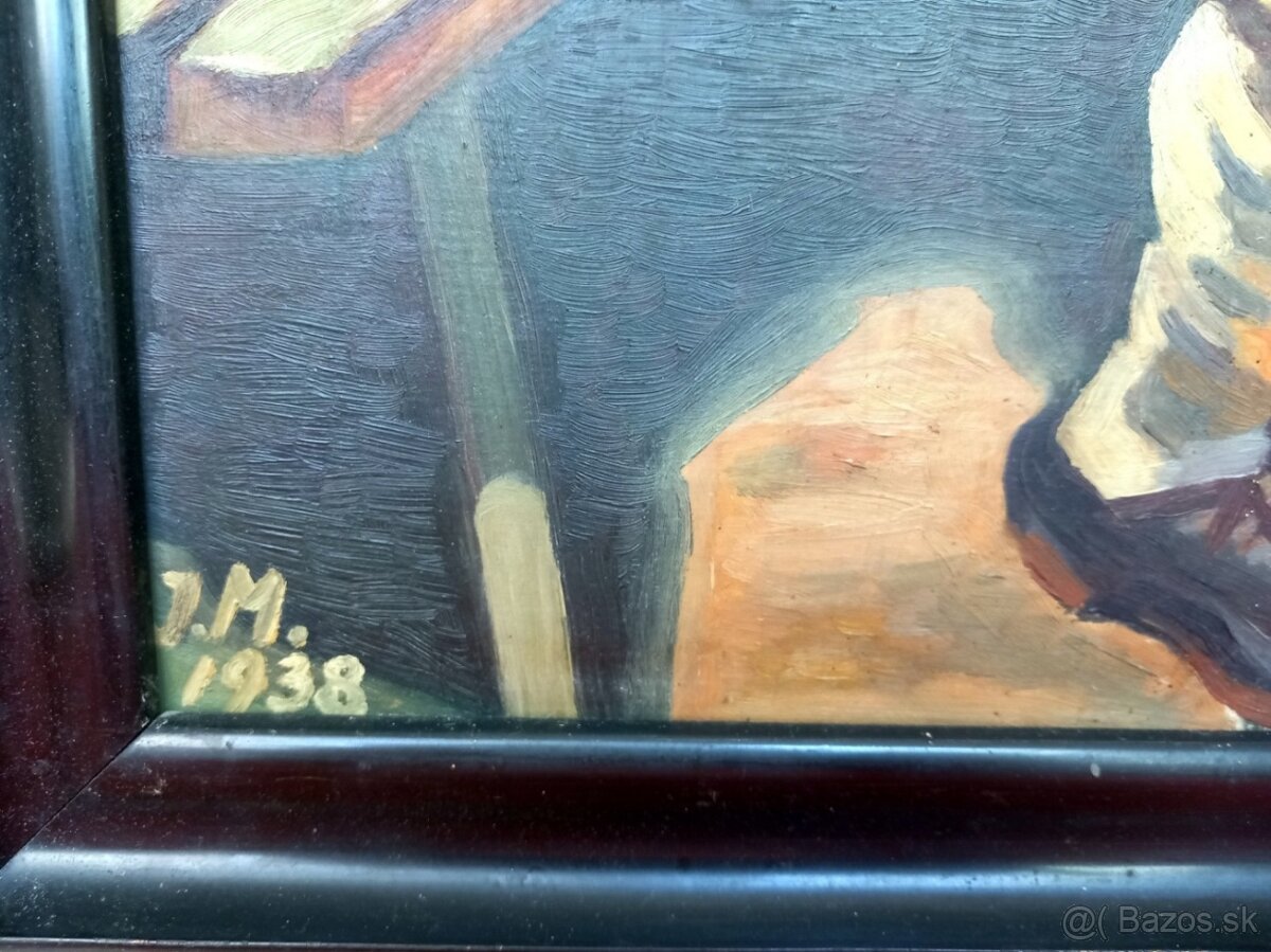 Olejomaľba Juhočeský gajdoš - 2