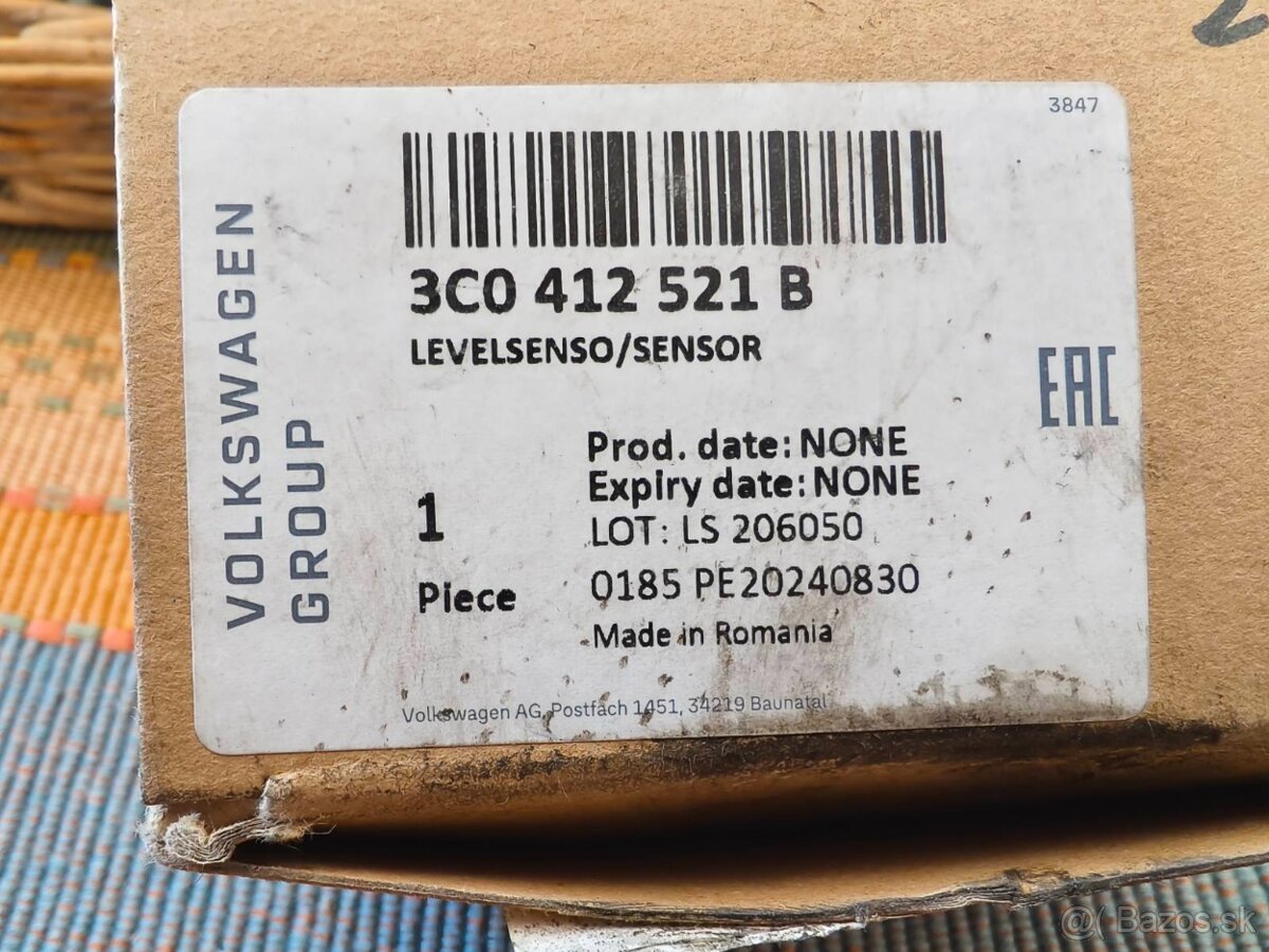 Snimac vysky podvozku Alhambra/Sharan 7N - ORIGINAL - 2