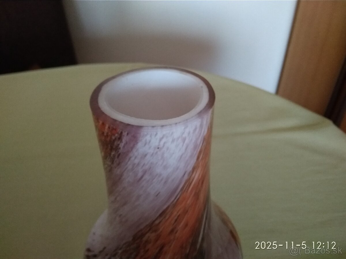 Retro masivní váza, Chřibská - 2