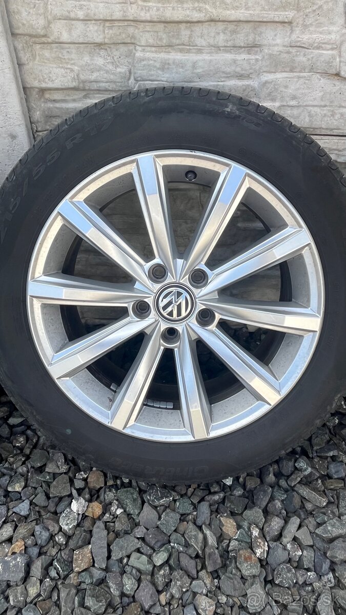 5x112 R17 original vw London+215/55R17Pirelli - 2