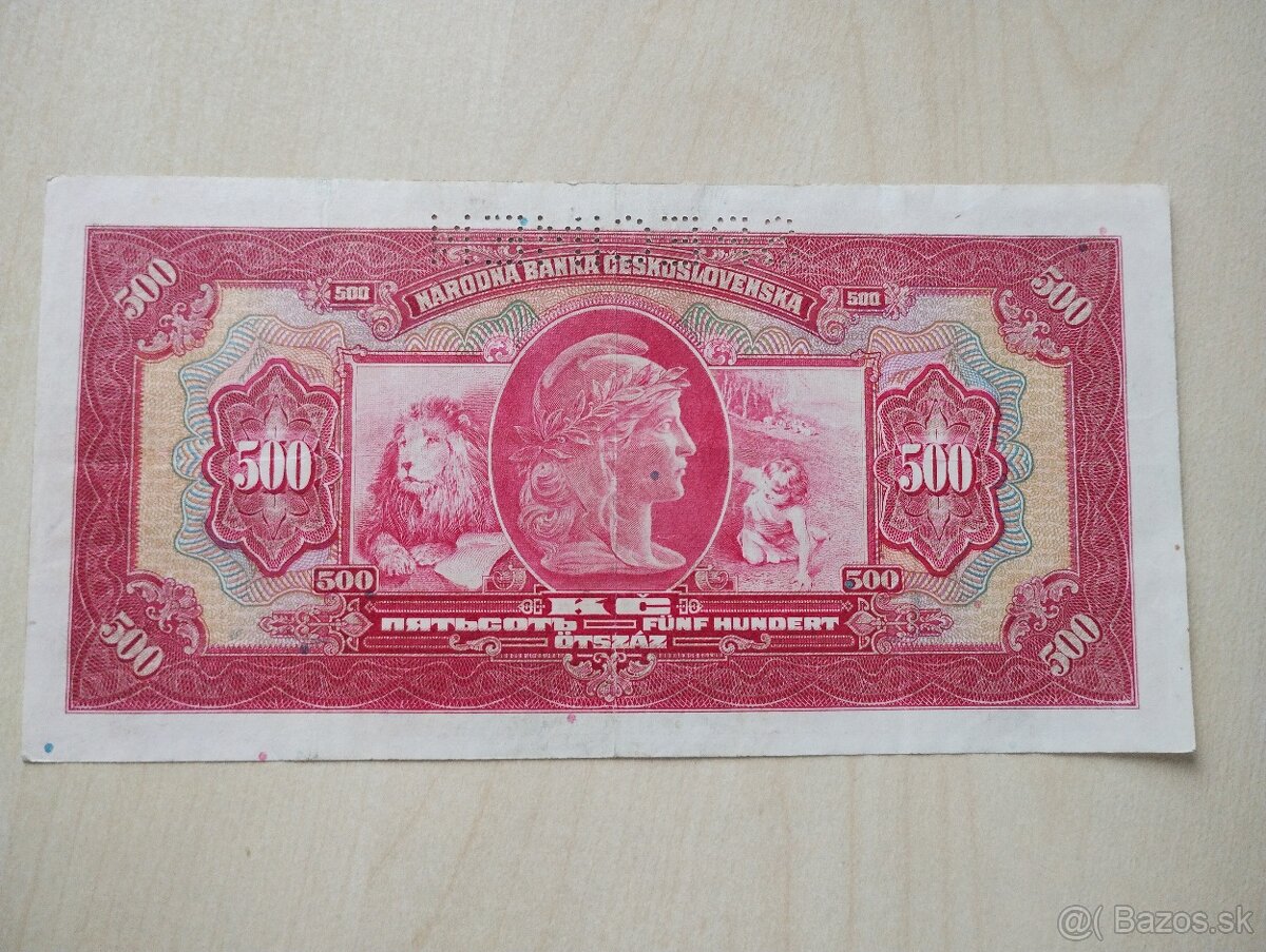 predám staré bankovky prvá republika - 2