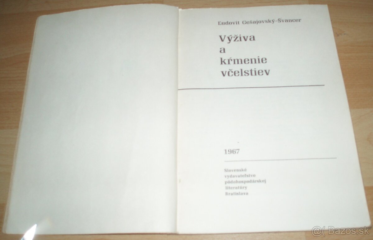 Výživa a kŕmenie včelstiev - 2