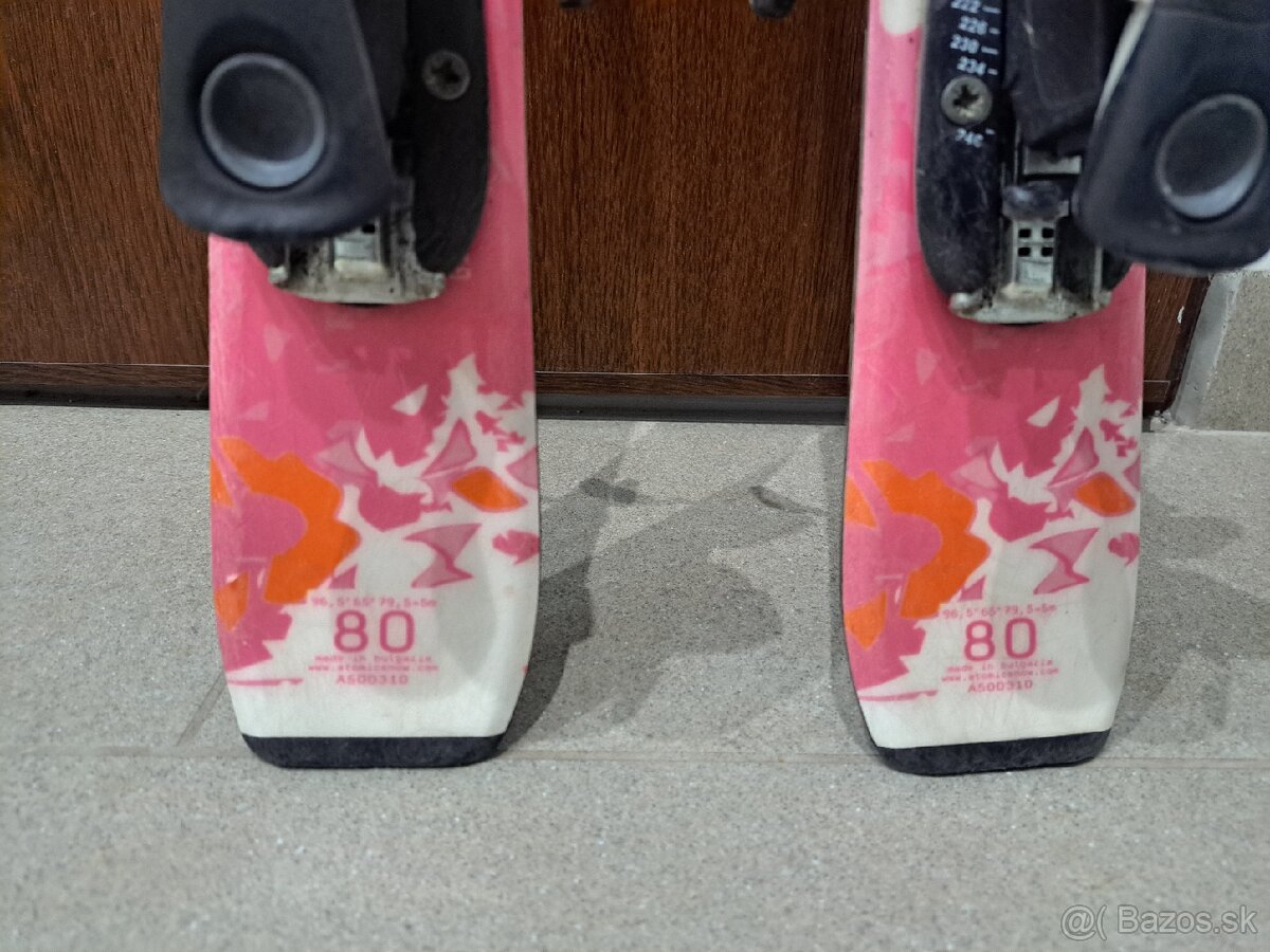 Detské lyže s lyžiarkami - 2