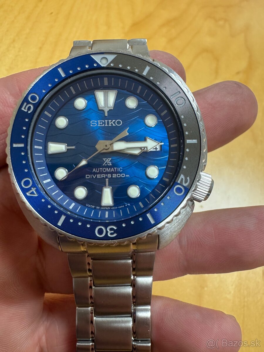 Predám seiko turtle Save the ocean - 2