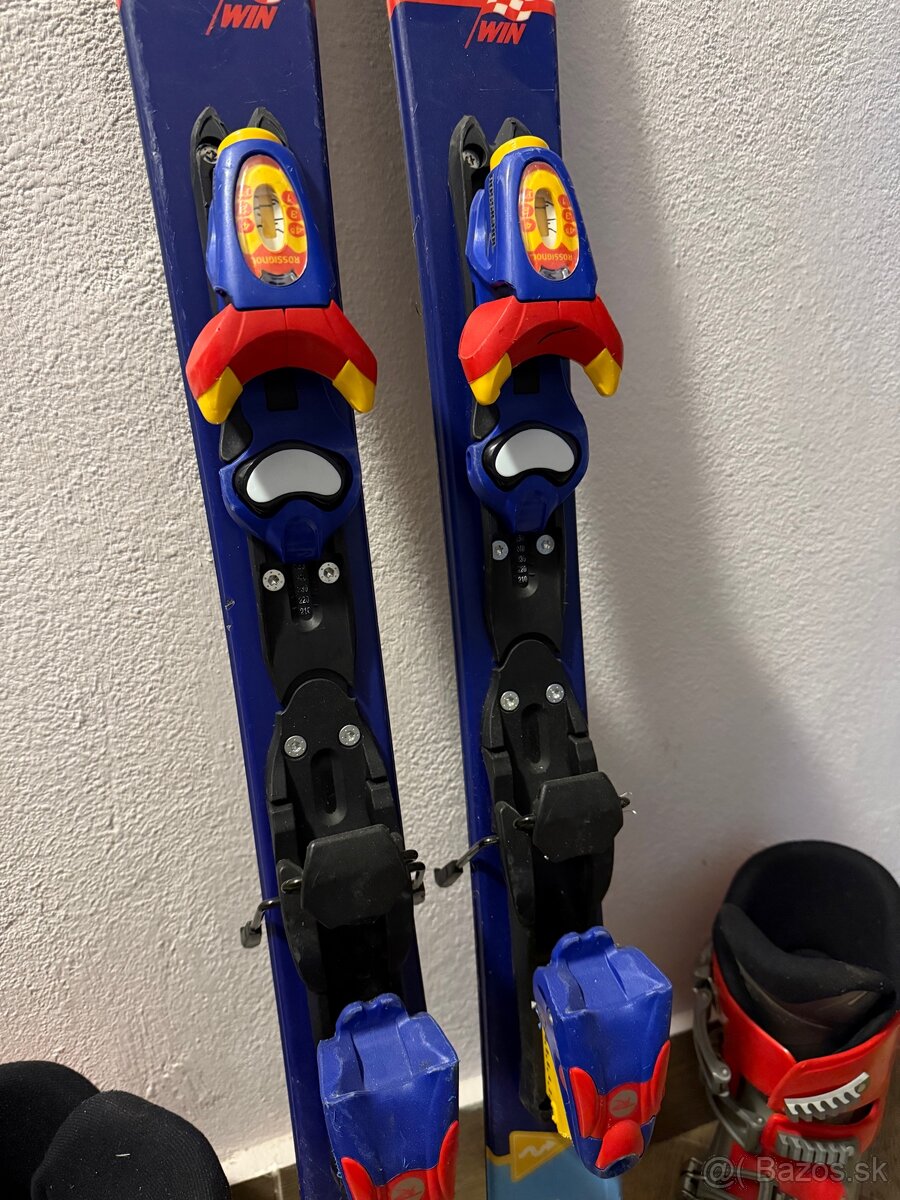 Predam SADA detské lyže 110cm a lyžiarsky 22cm - 2
