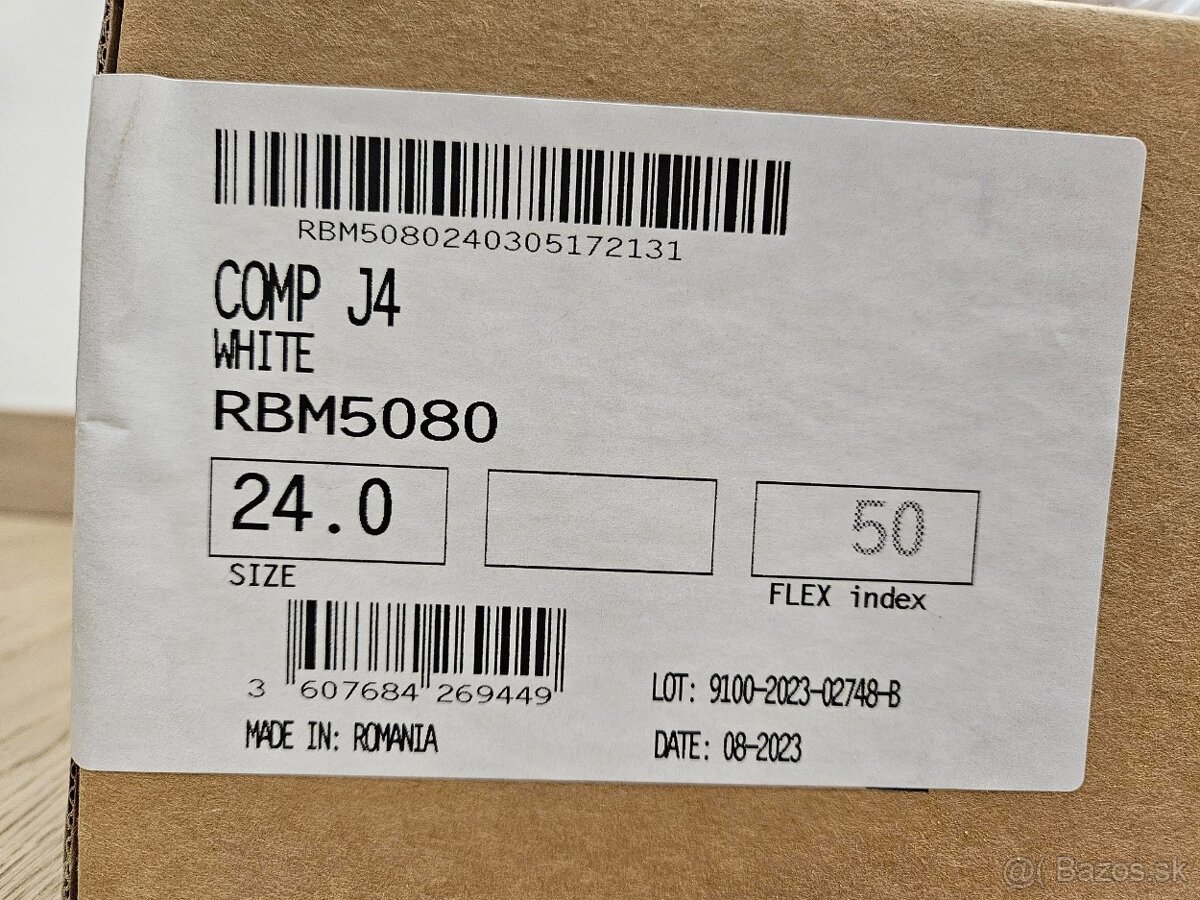 2025 Biele Detské Dievčenské Lyžiarky Rossignol COMP 4 - 2