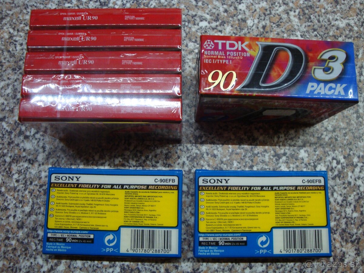 MC kazety zabalene - 2