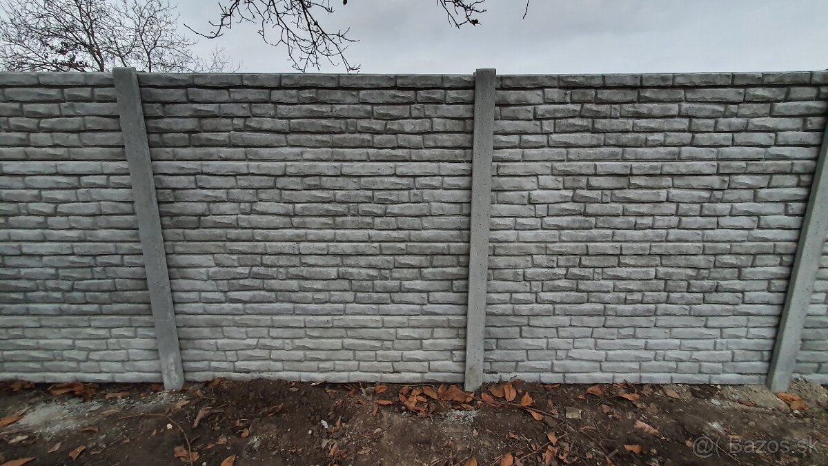 Realizácia betónových plotov – na kľúč - 2