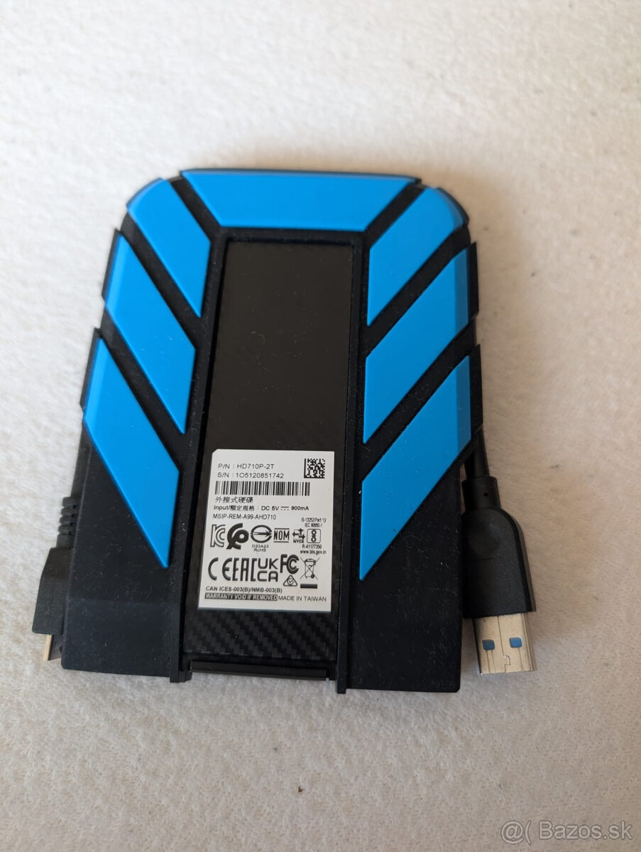 ADATA HD710P 2TB modrý - 2