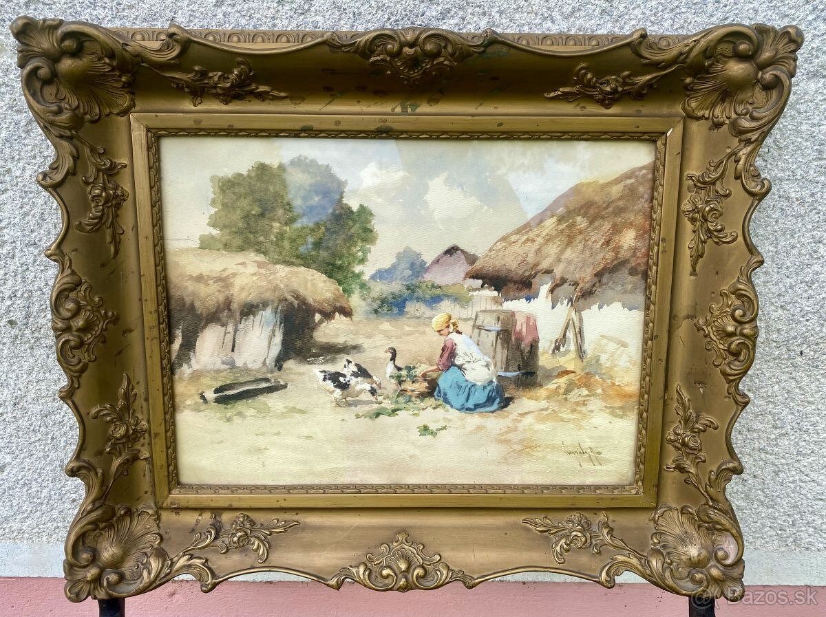 Predám obrazy,akvarely od, A.Neogrády - 2