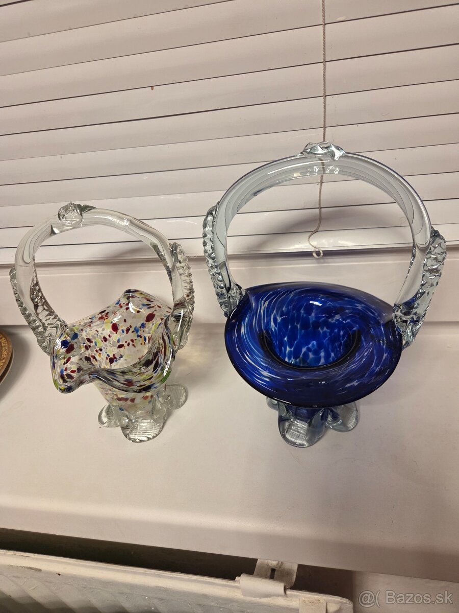 Sklenený košík - 2