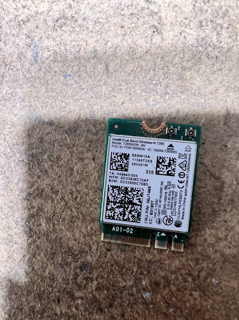 Predám používaný WiFi modul do Lenovo T450. - 2