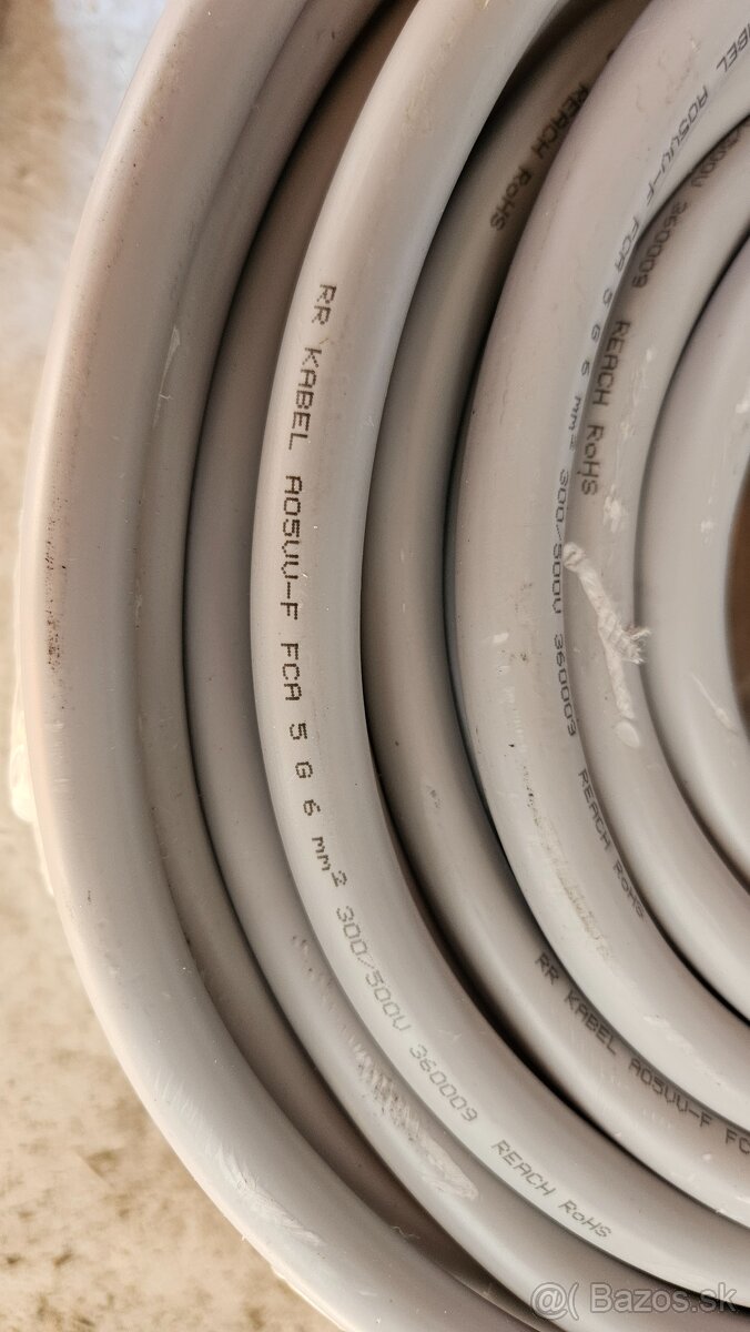 Kabel 5x6 Flexibilný - 2