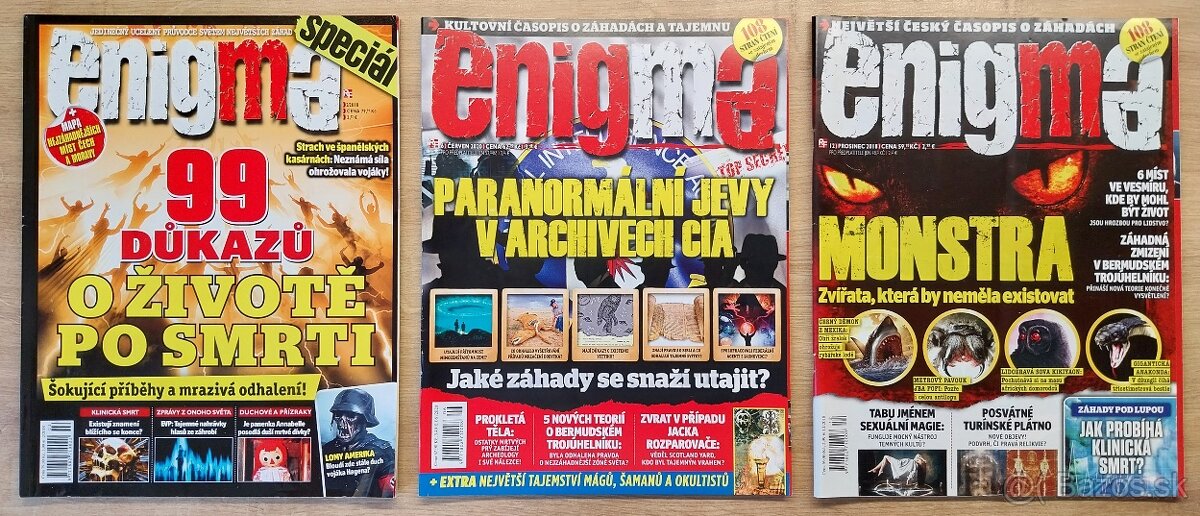 Časopisy - ENIGMA - 6 kusov - 2