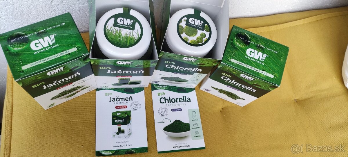 Green Ways Chlorella a Jačmeň - 2