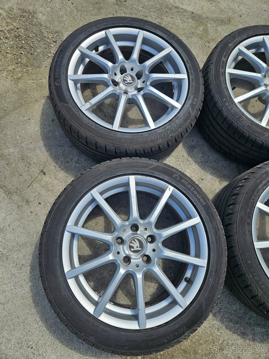 Predam letnú sadu elektronov 5x112 r17 - 2
